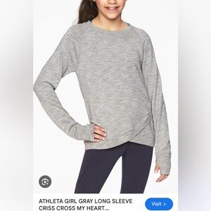 Athleta Girl Criss Cross My Heart Tee